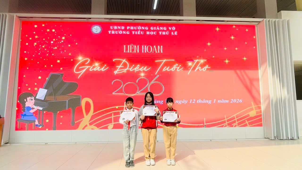 Những "NGHỆ SĨ NHÍ" lớp 5C toả sáng tại chương trình "GIAI ĐIỆU TUỔI THƠ" 2026