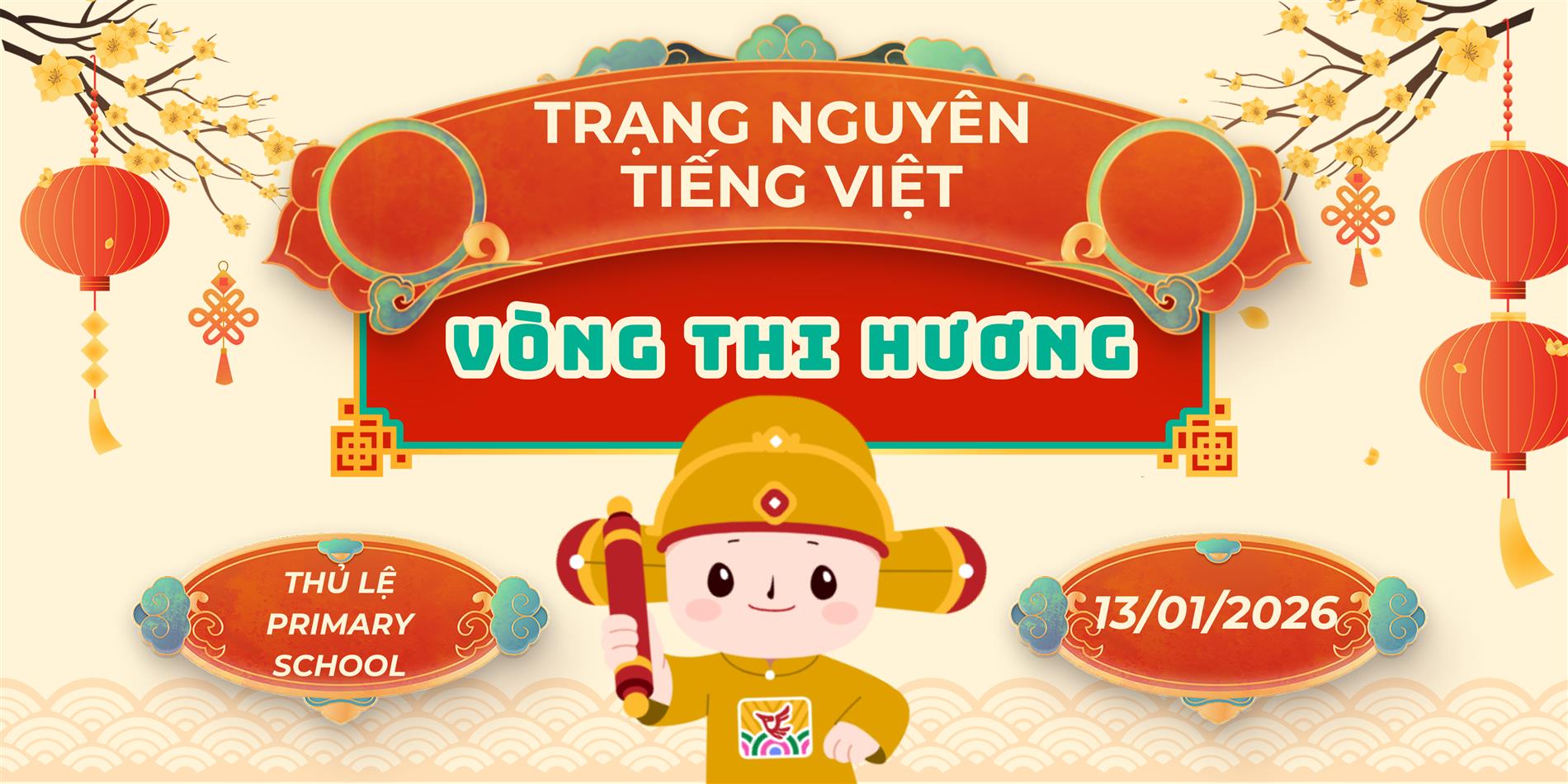 Học sinh Khối 1 – trường Tiểu học Thủ Lệ hào hứng tham gia phần thi Hương Trạng nguyên Tiếng Việt cấp phường ( 2025-2026)