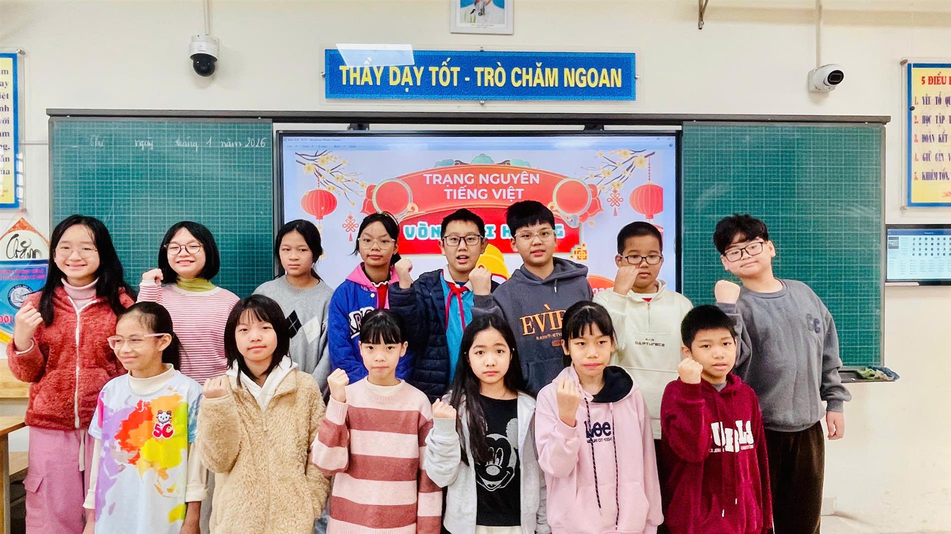 TIẾP SỨC 14 "SĨ TỬ" LỚP 5C SẴN SÀNG CHINH PHỤC VÒNG THI HƯƠNG - TRẠNG NGUYÊN TIẾNG VIỆT 2026!