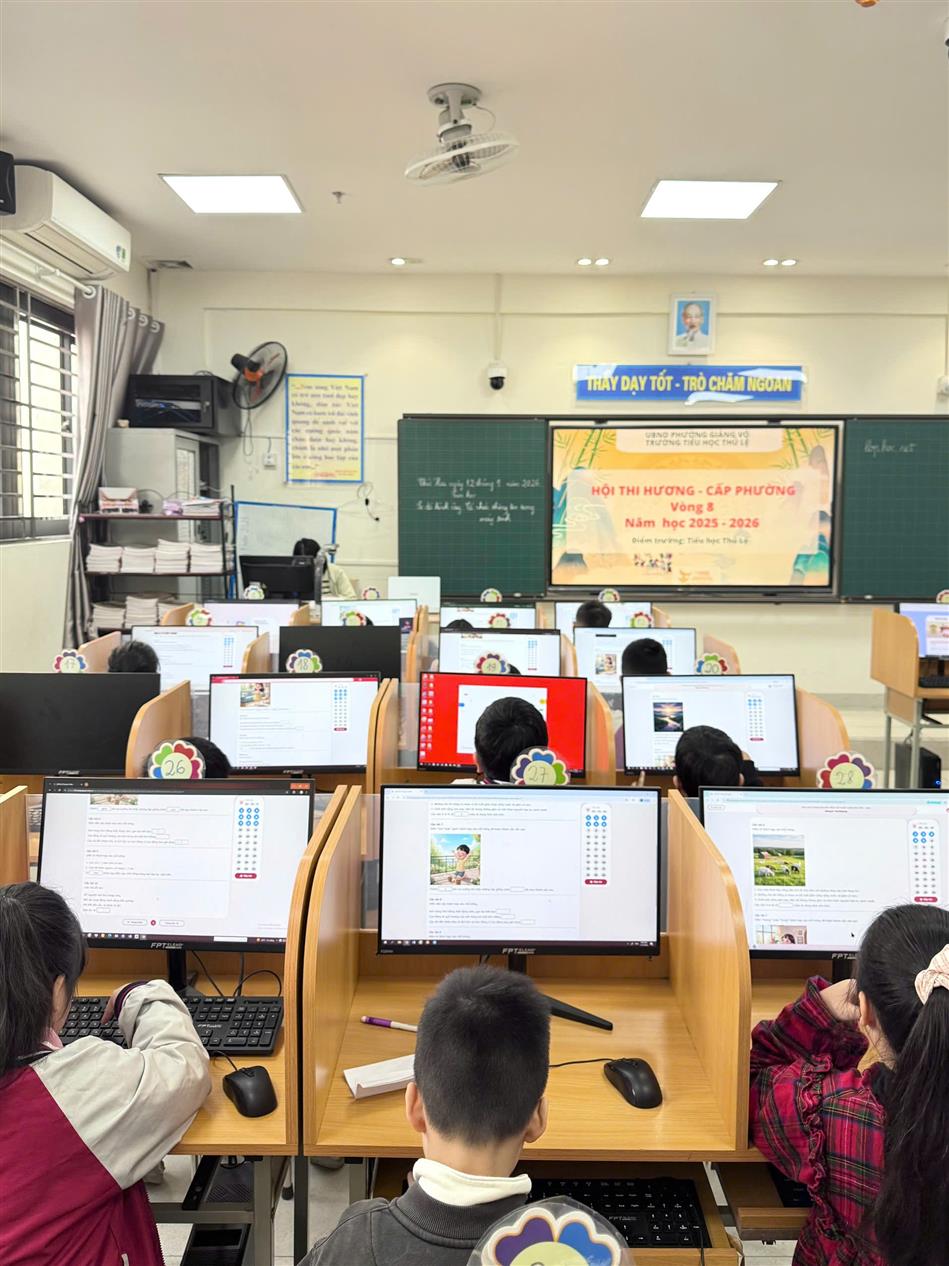 Lan tỏa đam mê Tin học qua sân chơi Trạng nguyên Tiếng Việt cấp phường