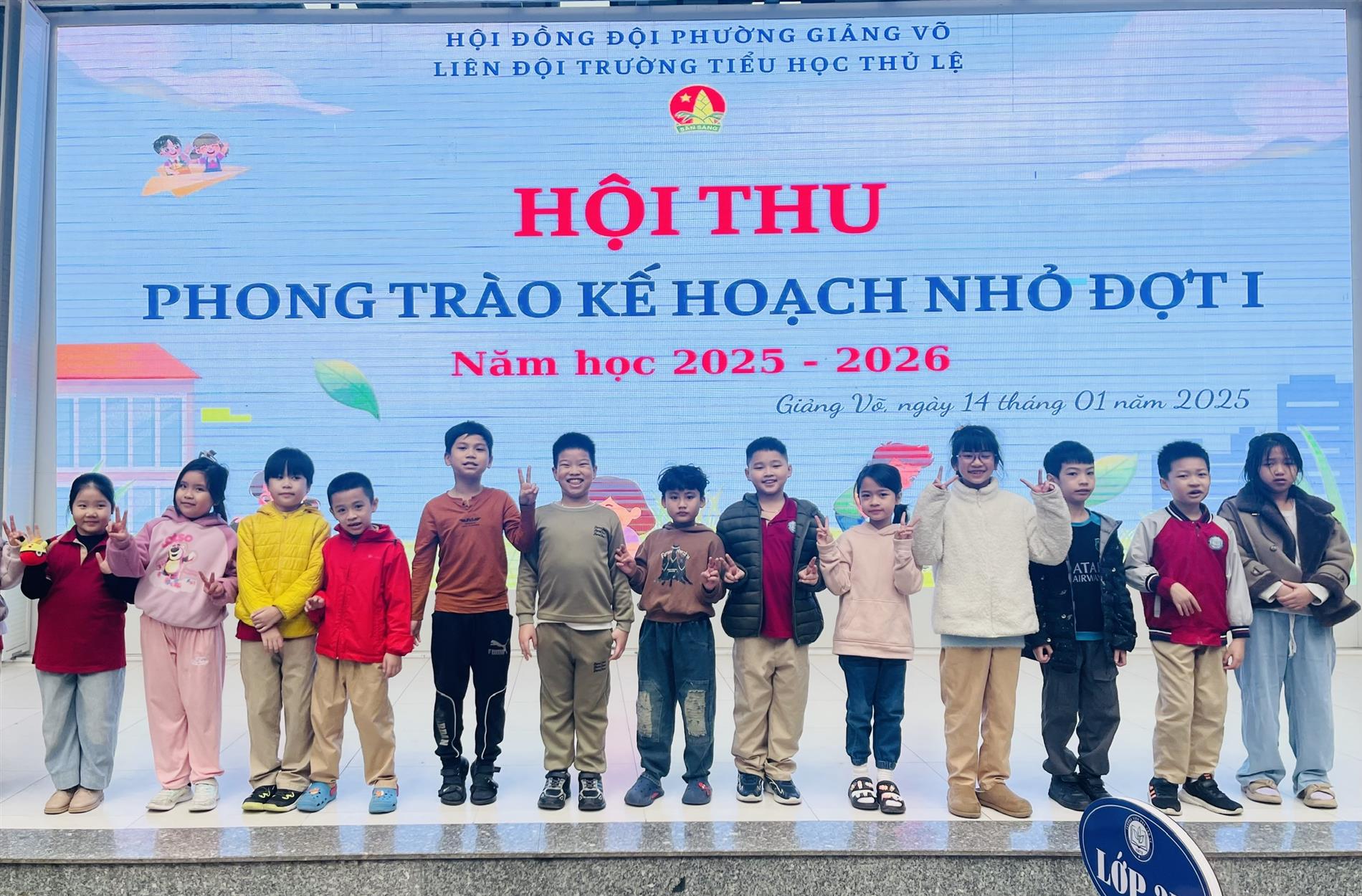 HỌC SINH KHỐI 3 TRƯỜNG TIỂU HỌC THỦ LỆ HƯỞNG ỨNG PHONG TRÀO “KẾ HOẠCH NHỎ” ĐỢT I NĂM HỌC 2025 – 2026