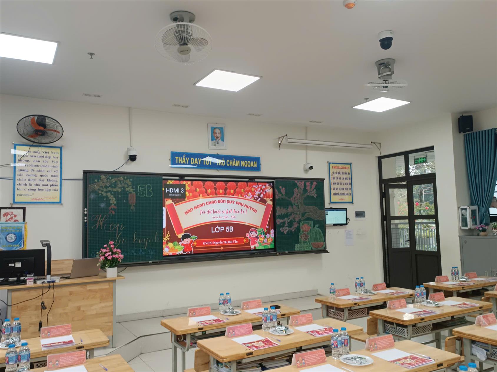 BUỔI HỌP PHỤ HUYNH SƠ KẾT HỌC KỲ I LỚP 5B – NĂM HỌC 2025 – 2026