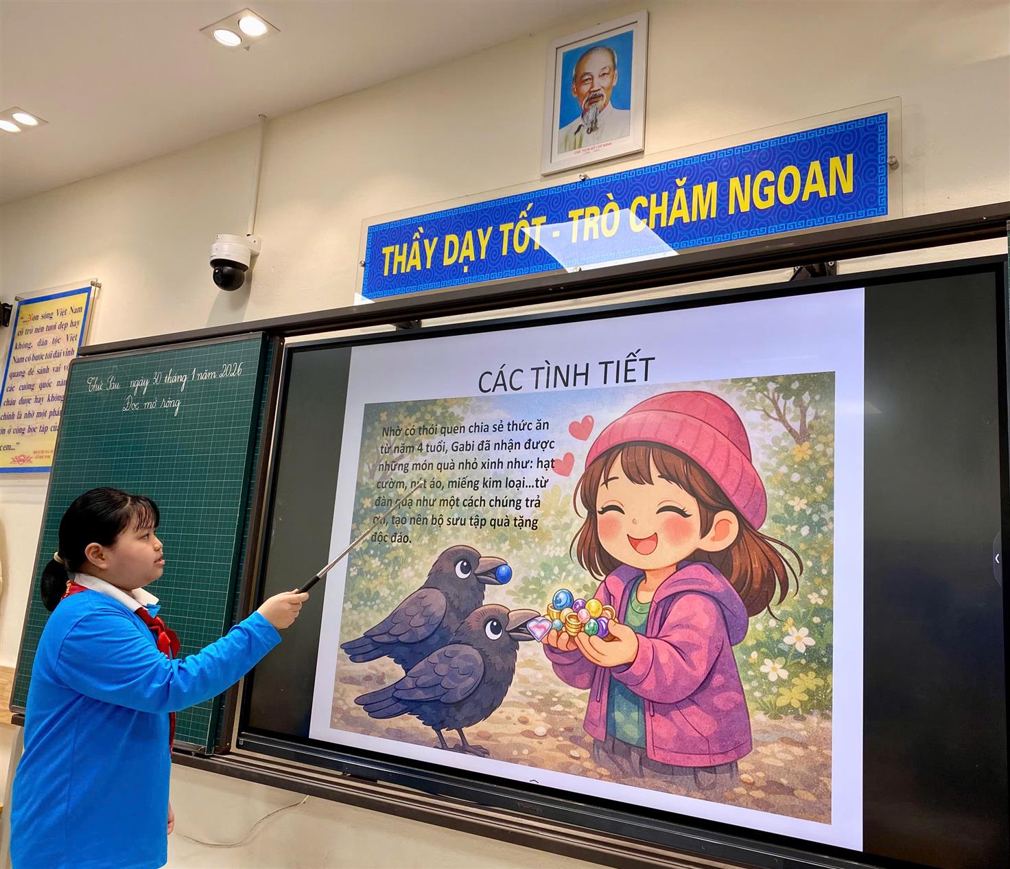 Đọc mở rộng Tuần 20: 4B tự tin thuyết trình, rèn kĩ năng công dân số