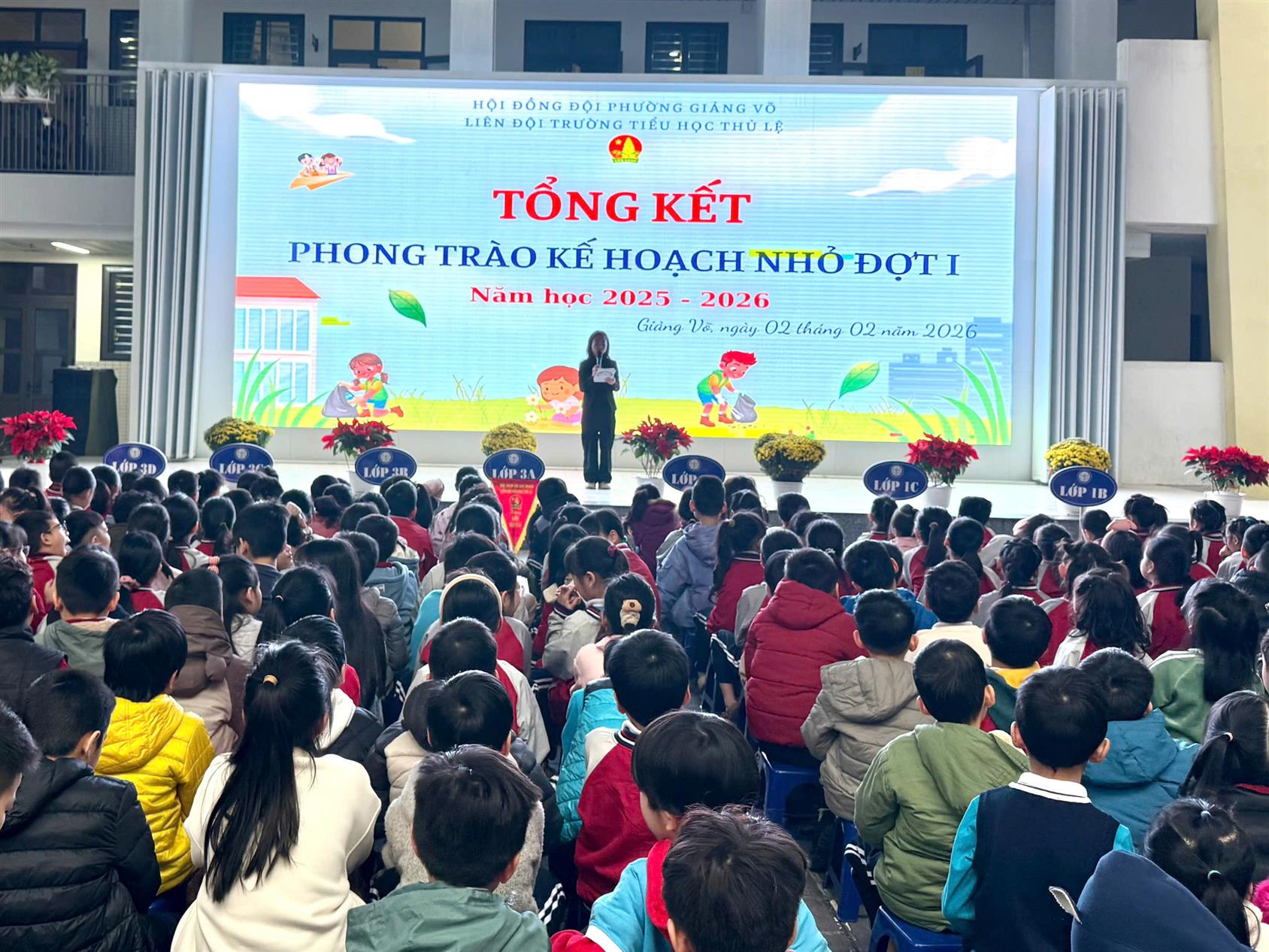 Liên đội trường Tiểu học Thủ Lệ tổ chức Tổng kết Hội thu Kế hoạch nhỏ đợt I năm học 2025 – 2026 và phát động phong trào Kế hoạch nhỏ đợt II.