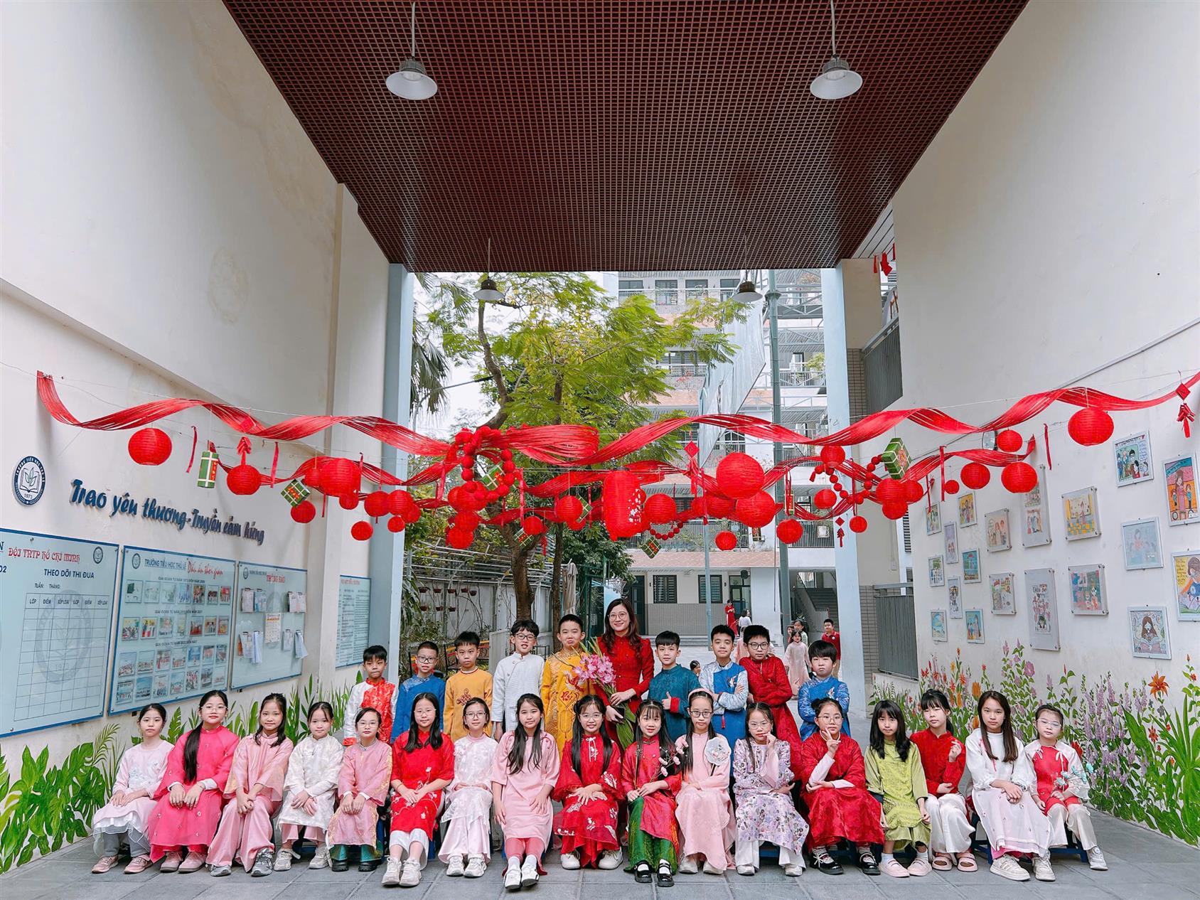 Rộn ràng sắc xuân – Học sinh lớp 4A háo hức đón Tết 2026