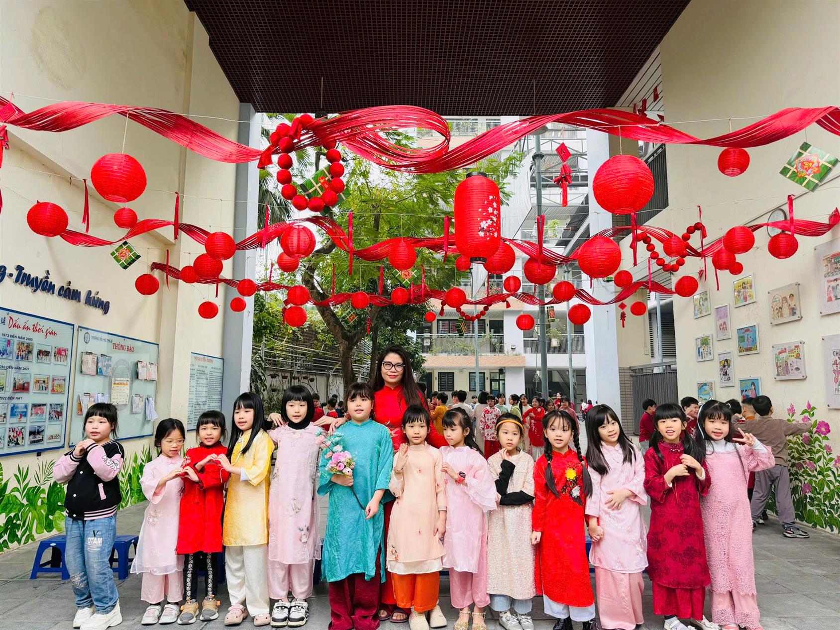 Lớp 2D khai xuân Bính Ngọ 2026 rộn ràng niềm vui