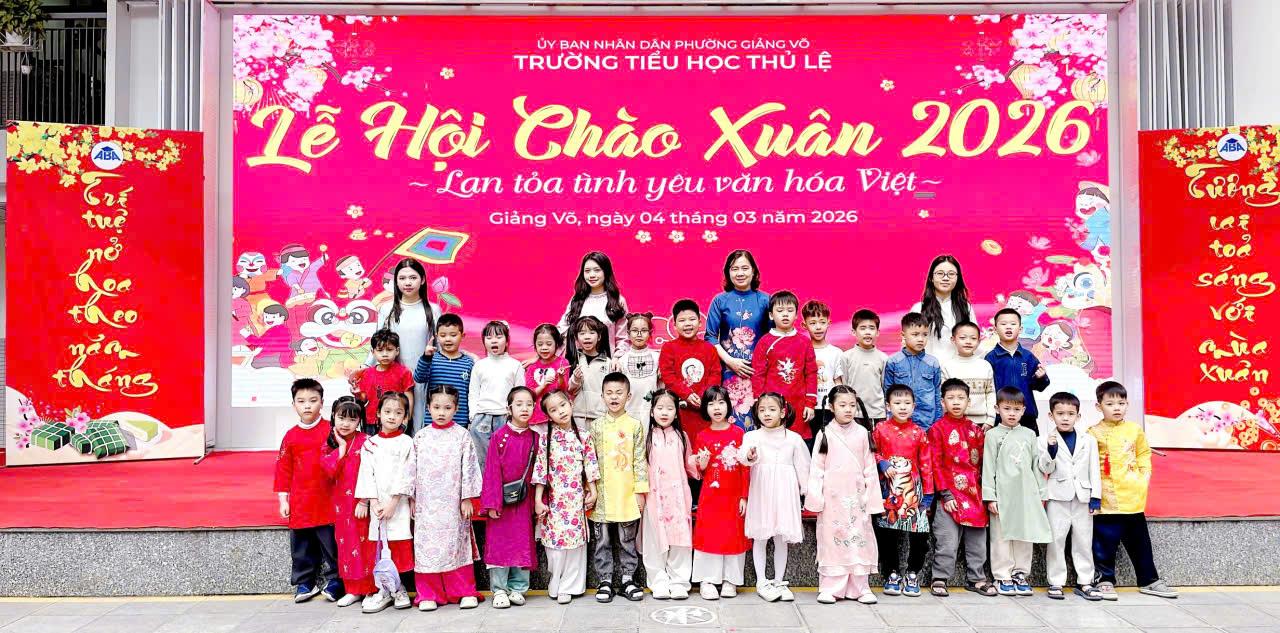 Lớp 1B hào hứng tham gia Lễ Hội Chào Xuân 2026 – Lan tỏa tình yêu văn hóa Việt