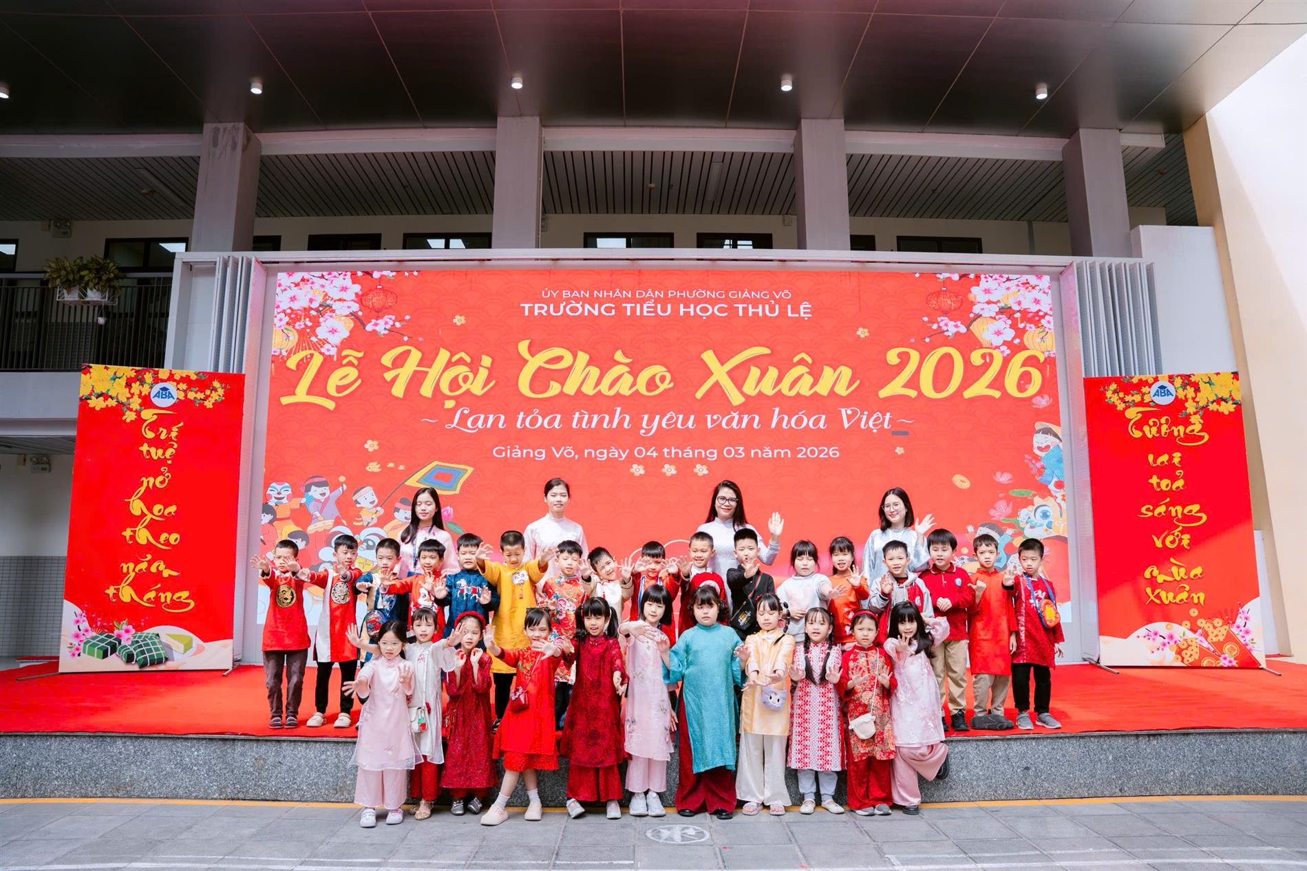 Lớp 2D rộn ràng tham gia Lễ hội chào xuân 2026