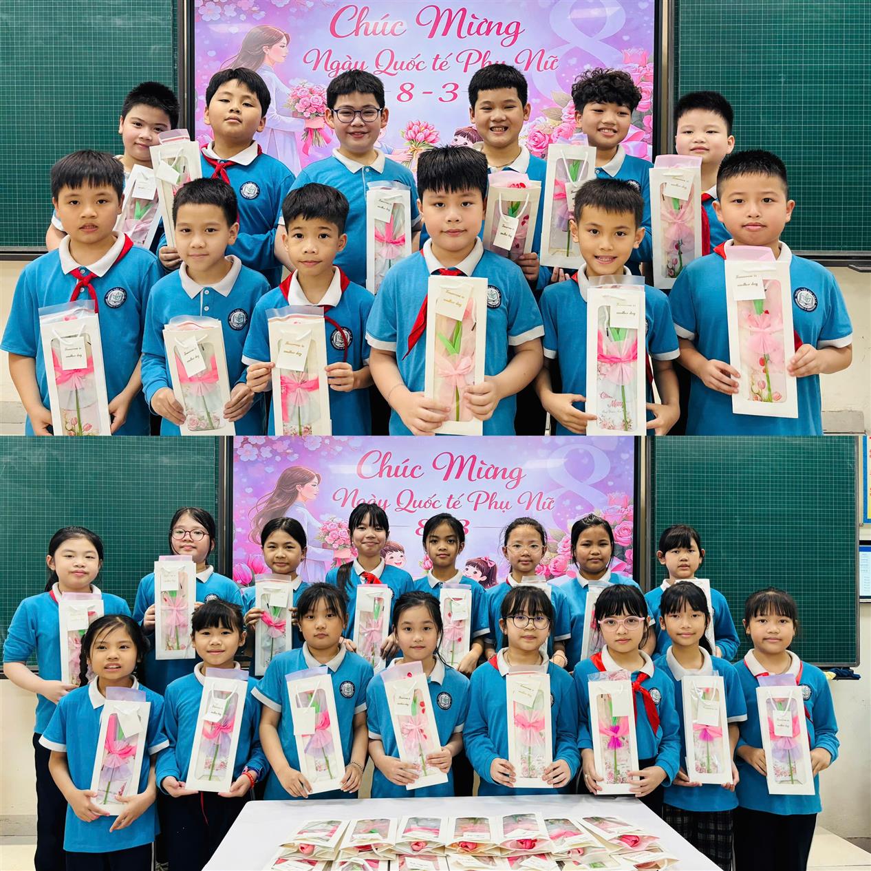 Niềm vui đầu tuần của các bạn nhỏ lớp 4C Trường Tiểu học Thủ Lệ