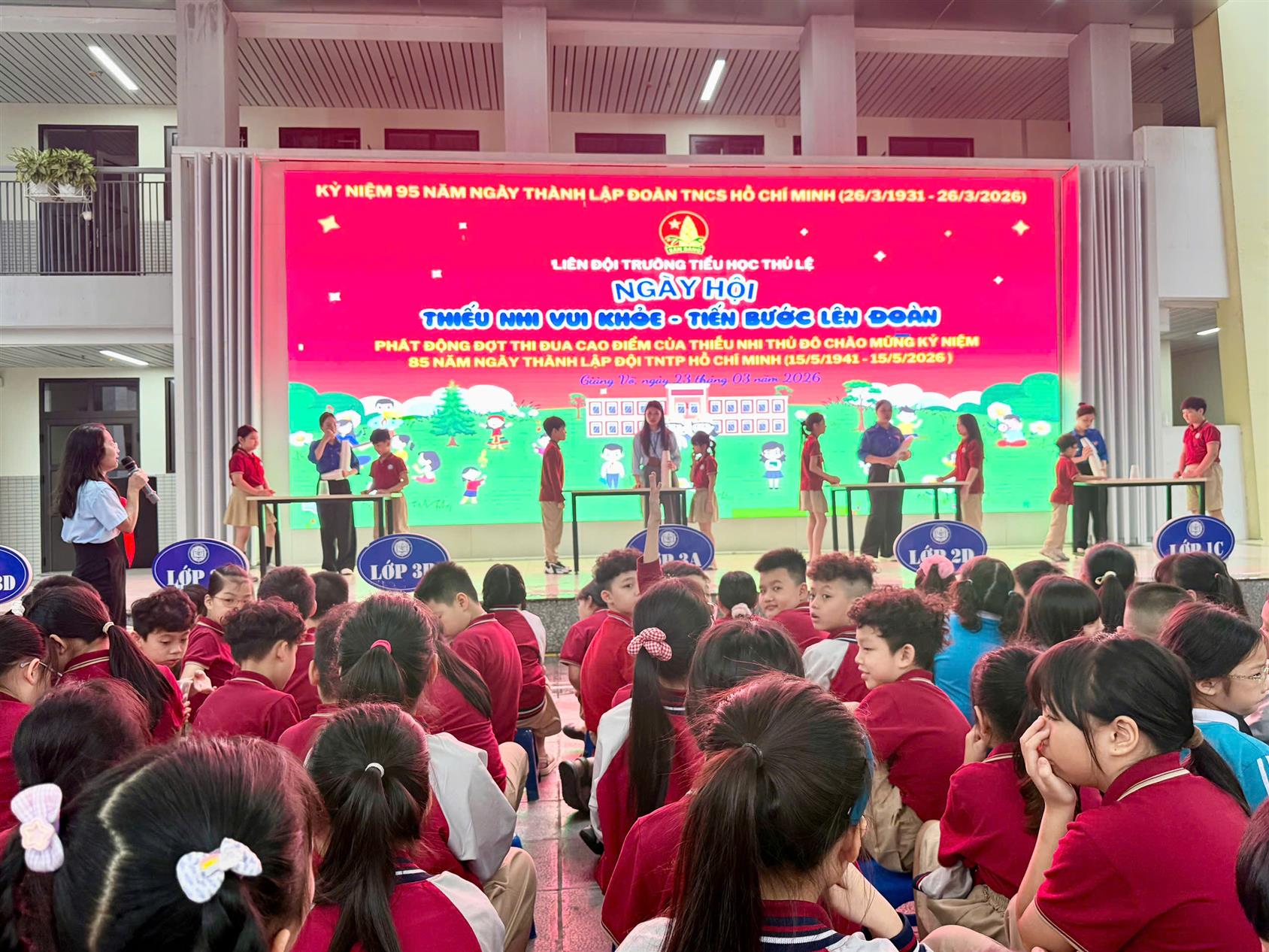 Liên đội trường Tiểu học Thủ Lệ tổ chức thành công ngày hội “Thiếu nhi vui khỏe – Tiến bước lên Đoàn”