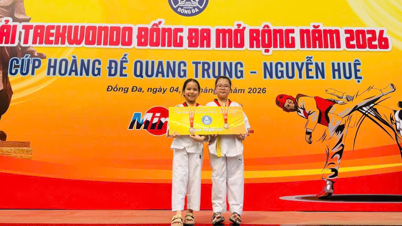 Tâm Như – cô gái nhỏ mang khát vọng lớn chinh phục Giải Taewondo phường Đống Đa mở rộng.