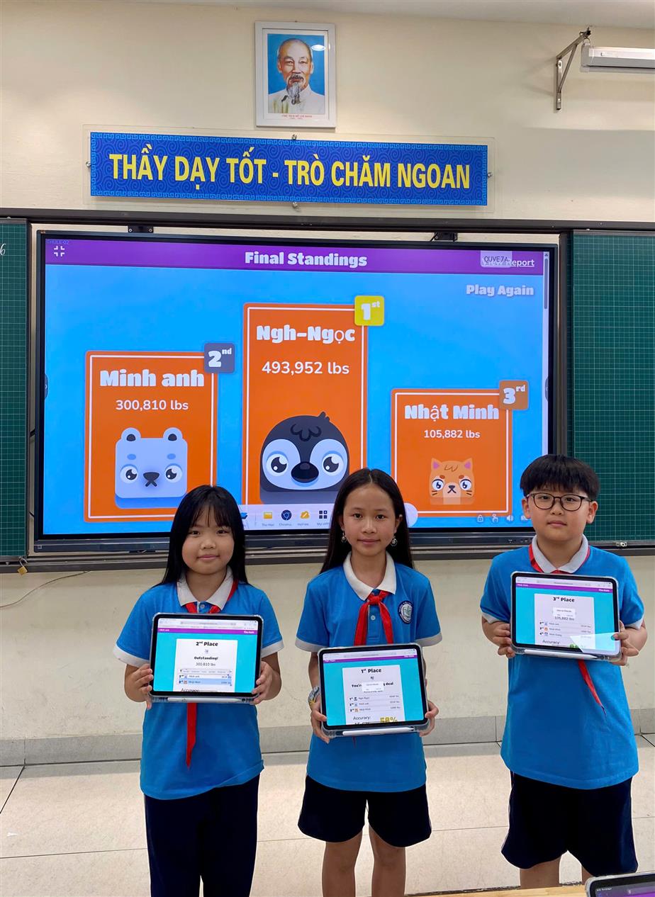 🌟 Khi iPad trở thành “người bạn học tập” của học sinh lớp 4B - Ôn tập Khoa học – Lịch sử và Địa lí qua trò chơi số 🌟