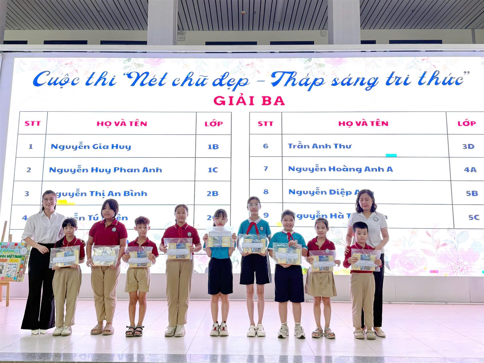 Học sinh Nguyễn Huy Phan Anh lớp 1C đạt giải cuộc thi “Nét chữ đẹp - Thắp sáng tri thức”