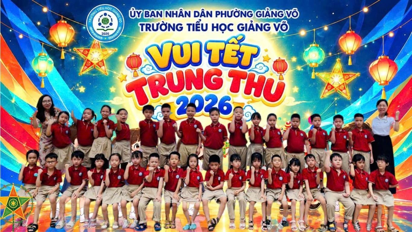 Vui tết trung thu của các con lớp 2A8 – Trường Tiểu học Giảng Võ