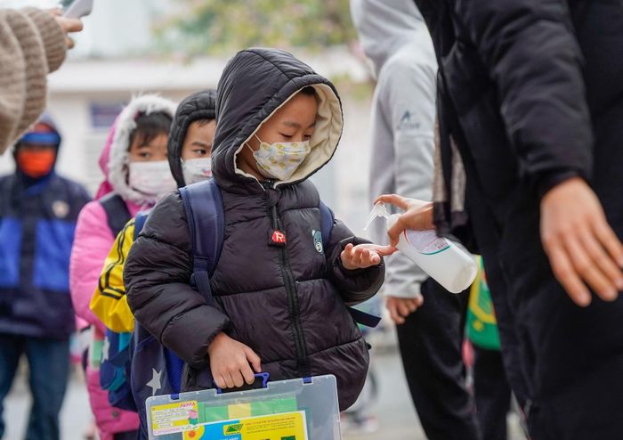 Học sinh mầm non, tiểu học được nghỉ khi trời rét dưới 10 độ C.