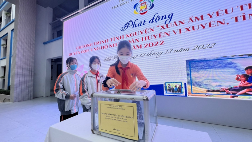 Hoạt động ý nghĩa này được lan toả trong các cơ sở giáo dục