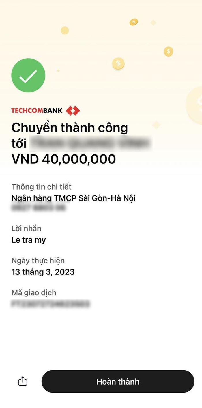 Giao dịch hoàn thành cũng là lúc anh Hưng biết mình bị lừa.