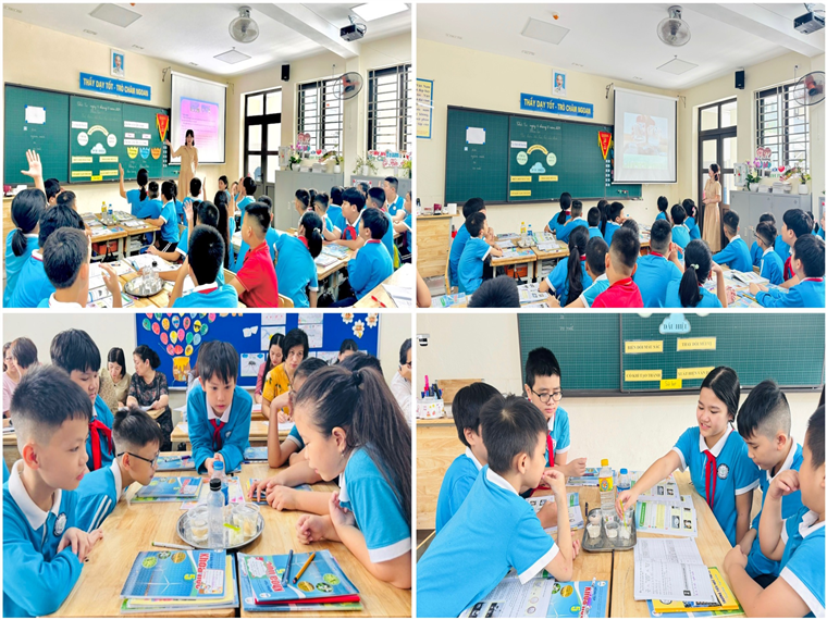 A group of children in a classroom
Description automatically generated