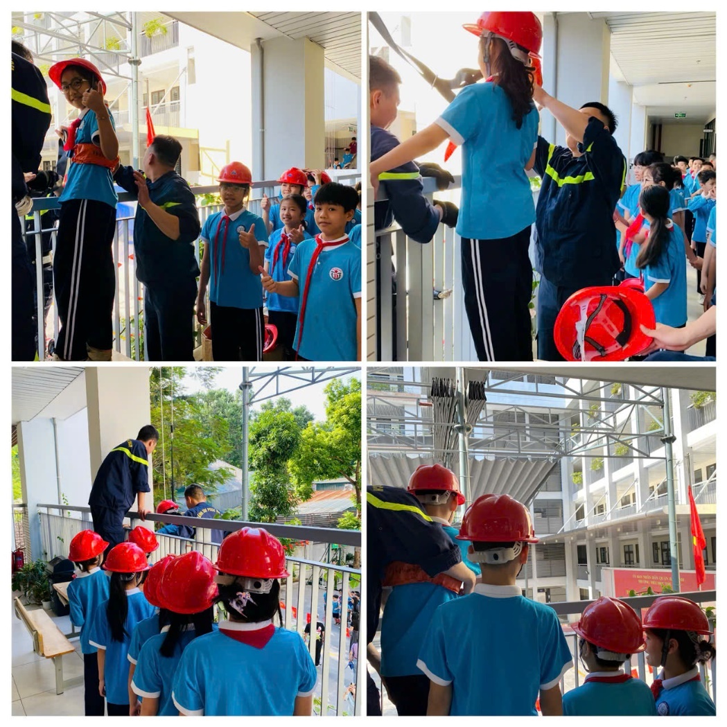 A group of people wearing helmets
Description automatically generated