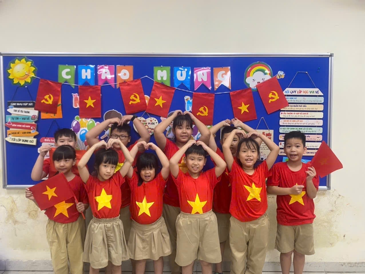 A group of children in red shirts
AI-generated content may be incorrect.