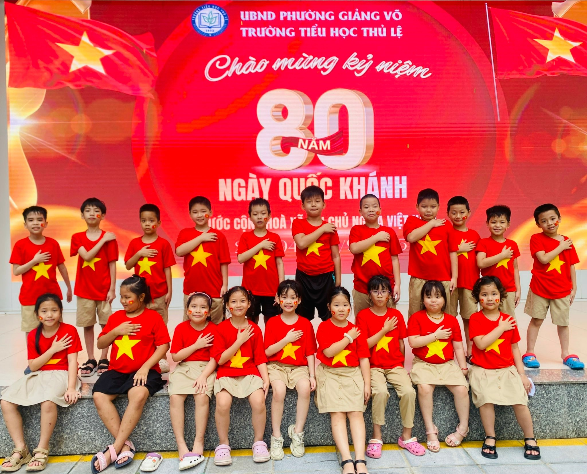 A group of children in red shirts
AI-generated content may be incorrect.