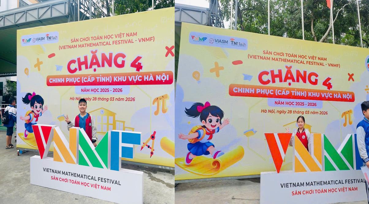 🌟 Tự hào học sinh lớp 4A tỏa sáng tại sân chơi Toán học Việt Nam 🌟