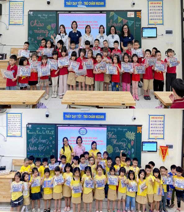 Chào đón những vị khách nhí dễ thương – Trải nghiệm ý nghĩa tại lớp 1C