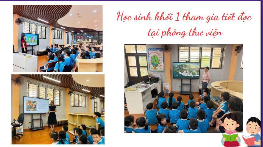 Học sinh khối 1 hào hứng tham gia tiết đọc thư viện – Khám phá thiên nhiên và nuôi dưỡng đức tính tốt