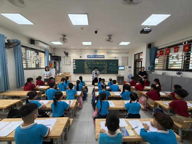 Trường Tiểu học Thủ Lệ: lan tỏa phong trào “Nét chữ - Nết người” thông qua vòng chung khảo cuộc thi "Nét chữ đẹp - Sáng tri thức"