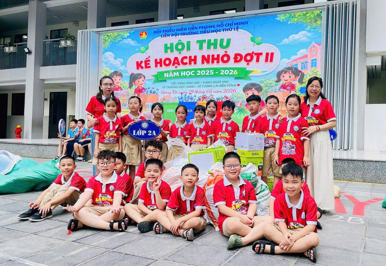 Hội thu kế hoạch nhỏ đợt 2 – Lớp 2A trường Tiểu học Thủ Lệ
